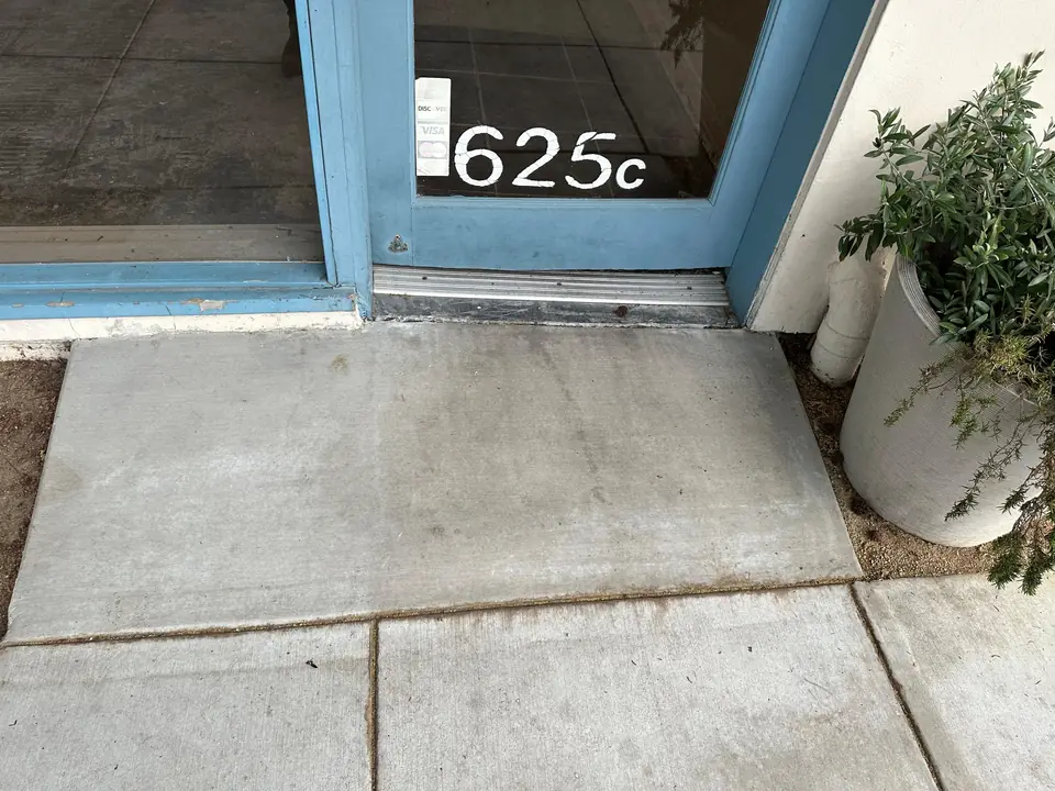 Original storefront before renovation