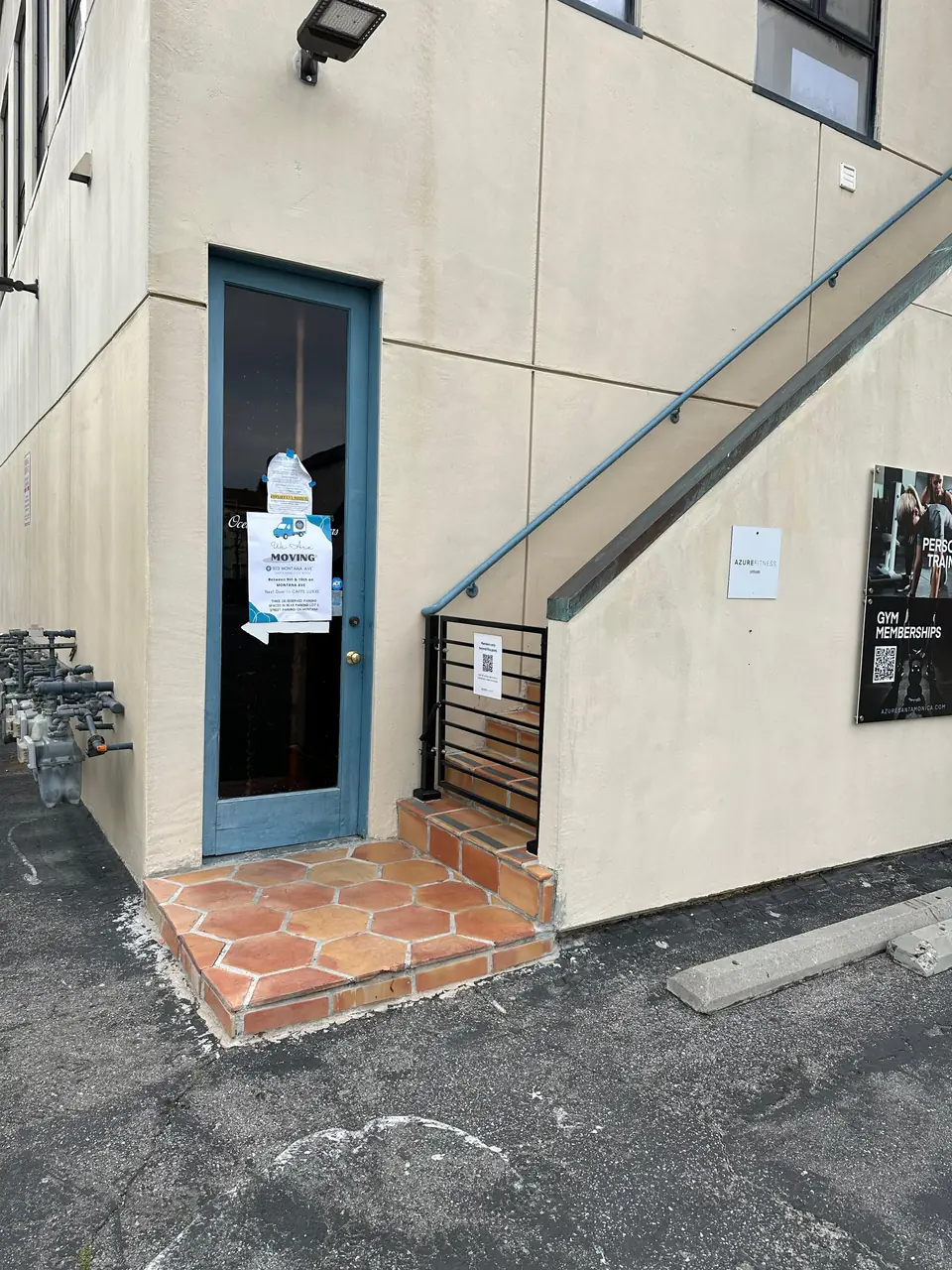 Original storefront before renovation